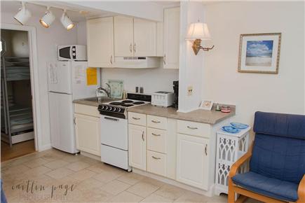 Dennisport Cape Cod vacation rental - Full kitchen including refrigerator, stove and microwave
