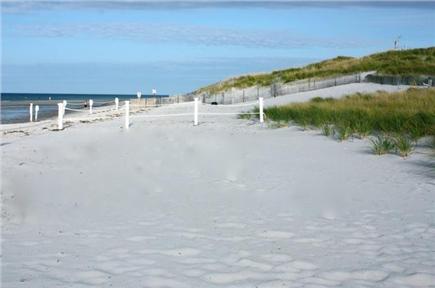 Dennis Cape Cod vacation rental - The 110 Foot Wide Private Beach Fully Roped Off