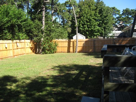 Dennisport Cape Cod vacation rental - Large fenced in yard