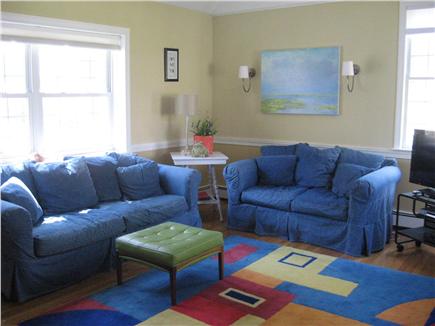 Yarmouthport Cape Cod vacation rental - Large Living room with TV