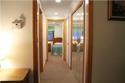 South Chatham Cape Cod vacation rental - Hallway from Master Suite to Twin Bedroom (12 ft long)