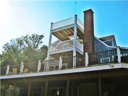 South Chatham Cape Cod vacation rental - View of Decks from Ground