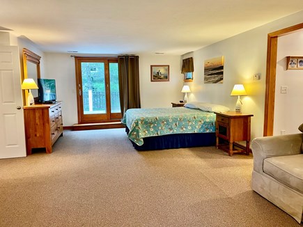 South Chatham Cape Cod vacation rental - Upstairs King Bedroom with Private Deck (Master Suite)