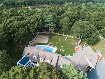 Sandwich, Cape Cod Cape Cod vacation rental - Amazing HEATED In-Ground Pool volley ball & some of the back yard