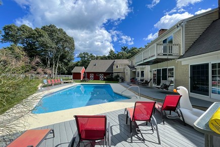 Sandwich, Cape Cod Cape Cod vacation rental - Swimming in the heated pool, grilling and relaxing!