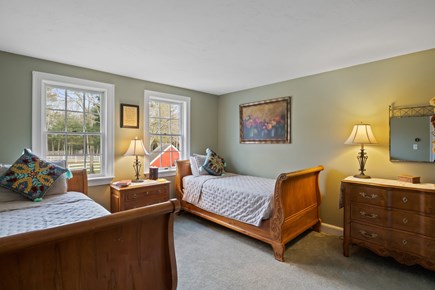 Sandwich, Cape Cod Cape Cod vacation rental - Second floor bedroom with two twin beds.