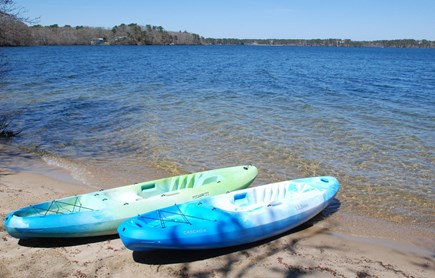 Harwich Cape Cod vacation rental - The owner has two kayaks on the beach ready for you.