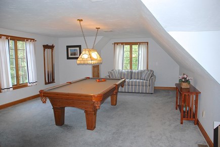 Harwich Cape Cod vacation rental - The billiards table is a nice feature for evening activities