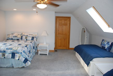 Harwich Cape Cod vacation rental - On the far side of the loft is this queen bed...