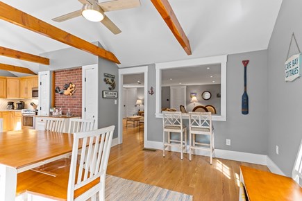 Brewster Cape Cod vacation rental - View as you enter the home and kitchen.