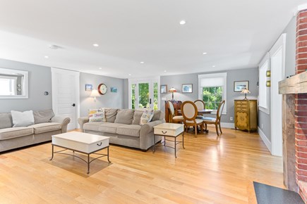 Brewster Cape Cod vacation rental - Large living room, a great place to visit with family and friends.