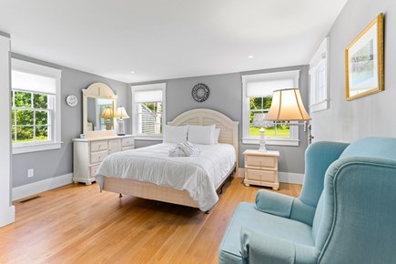 Brewster Cape Cod vacation rental - First floor master bedroom with a Queen bed.
