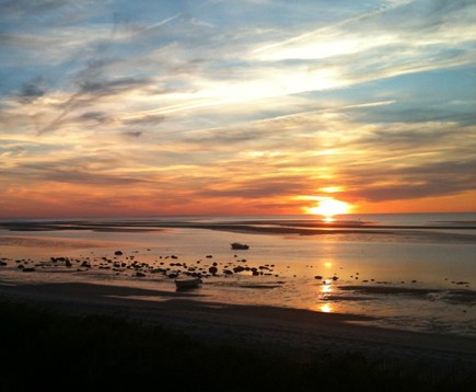 Brewster Cape Cod vacation rental - Sunsets like this one, for example. Happened to be low tide.