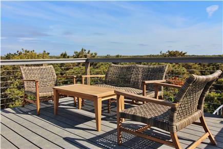 Truro Cape Cod vacation rental - Roof Deck Sitting Area