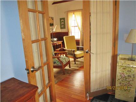 Wellfleet Cape Cod vacation rental - A peak into the living area from the bedroom