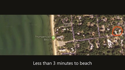 North Eastham Cape Cod vacation rental - Satelite view of location