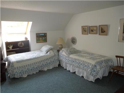 North Eastham Cape Cod vacation rental - Larger second floor Bedroom showing two twin beds