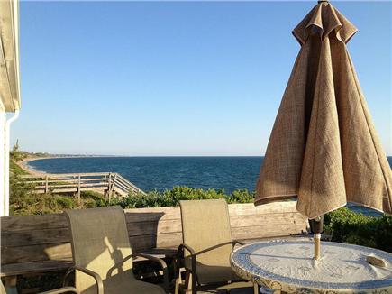 North Truro Cape Cod vacation rental - Relax on the deck, almost on the beach. There's a hammock.