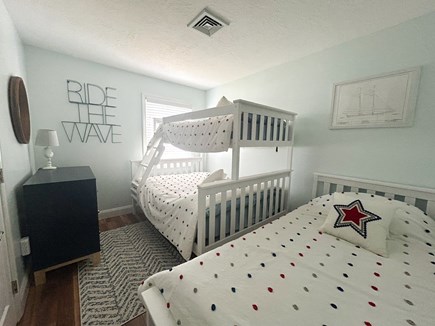 West Yarmouth Cape Cod vacation rental - Bedroom with 1 Full & 2 Twins
