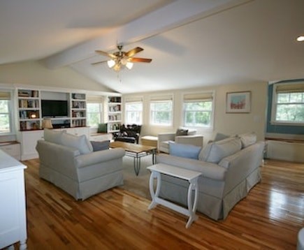 Eastham (National Seashore) Cape Cod vacation rental - Borrow a book or relax with a movie in the living room.