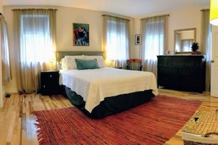 Eastham (National Seashore) Cape Cod vacation rental - A queen bed on the first floor, with room for a pack n' play