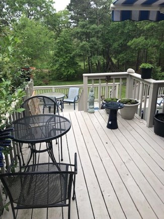 South Orleans Cape Cod vacation rental - Upper deck seating and view