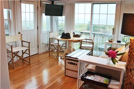 West Yarmouth Cape Cod vacation rental - View Nantucket Sound & Lewis Bay   TV/DVD WIFI in Corner