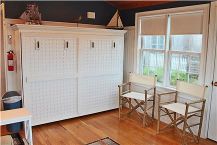 West Yarmouth Cape Cod vacation rental - Murphy Bed in Great Room 4 Director Chairs for guests