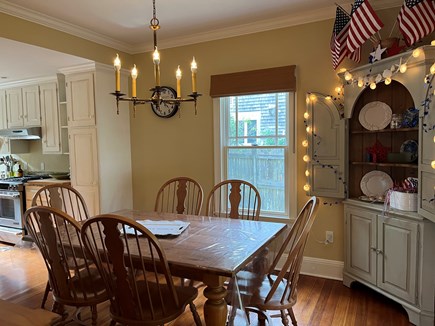 Harwichport Cape Cod vacation rental - Dining room with view into kitchen