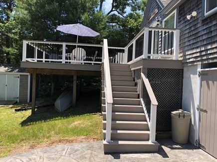Chatham Cape Cod vacation rental - View of deck from patio