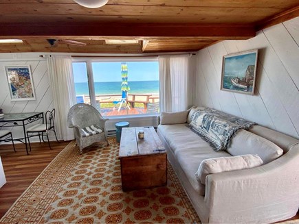 White Horse Beach Plymouth MA vacation rental - Comfy ocean view living room