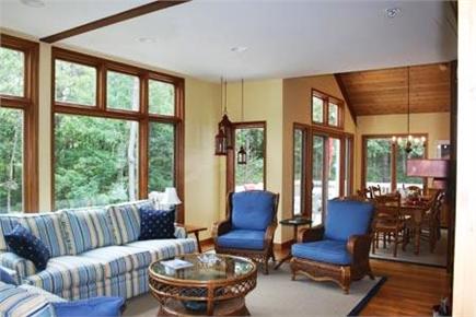 Wellfleet Cape Cod vacation rental - One of the main gathering areas - lots of natural light