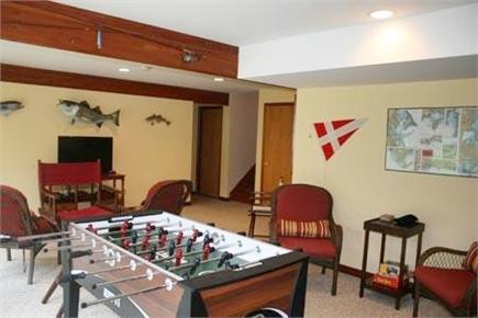 Wellfleet Cape Cod vacation rental - Second large gathering area - fooseball and ping pong