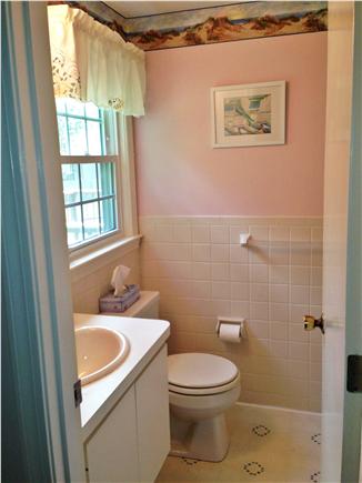 South Yarmouth Cape Cod vacation rental - Ensuite bathroom has a shower and heat lamp for your comfort.