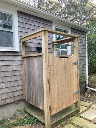 Eastham Cape Cod vacation rental - Outdoor Shower, hot and cold water