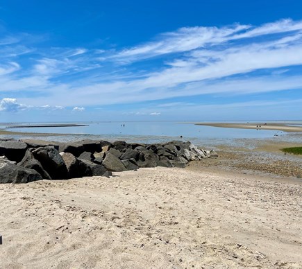 Brewster Cape Cod vacation rental - Looking out over the Brewster flats at Saint’s Landing Beach