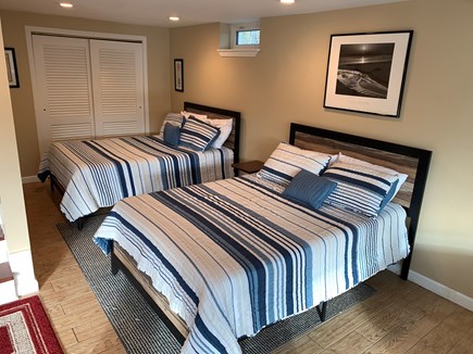 Chatham Cape Cod vacation rental - Downstairs sleeping area with 2 full size memory foam beds