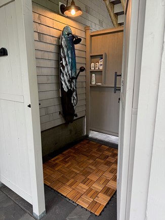Falmouth - Seacoast Shores Cape Cod vacation rental - Outdoor Shower