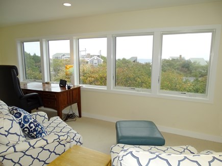 Eastham Cape Cod vacation rental - Upstairs office with water view
