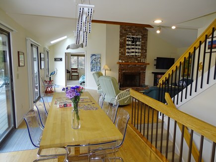 Eastham Cape Cod vacation rental - Bright dining area facing from kitchen to living room