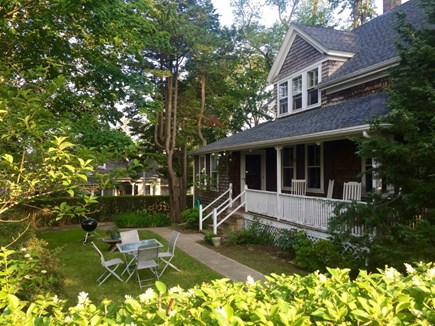 Woods Hole Cape Cod vacation rental - Front view of charming house right in Woods Hole Village