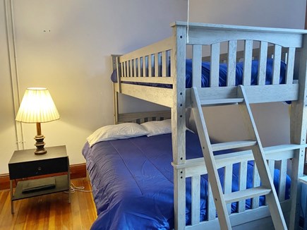 Woods Hole Cape Cod vacation rental - Second bedroom. Bunk beds- twin over queen.