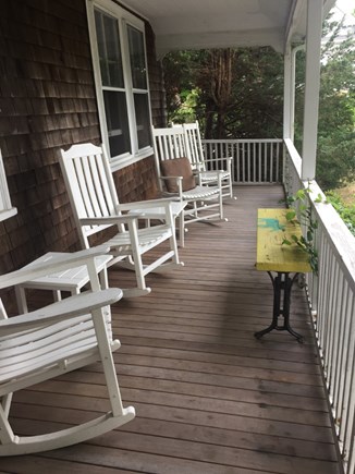 Woods Hole Cape Cod vacation rental - Front porch rockers are the best! View of Eel Pond