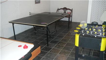 Bass River South Yarmouth Cape Cod vacation rental - Game room in basement.