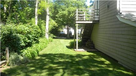 Bass River South Yarmouth Cape Cod vacation rental - Side yard, entrance to studio apartment.