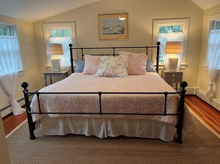 Cotuit Cape Cod vacation rental - The airy feel in the King Room comes from windows on 3 sides.