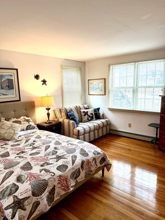 South Dennis Cape Cod vacation rental - Third bedroom with queen bed and couch
