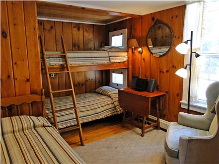 South Chatham Cape Cod vacation rental - Twin bedroom sleeps 3 with bunk bed