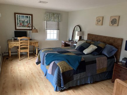 Dennis Cape Cod vacation rental - Spacious first floor bedroom with queen bed, central a/c