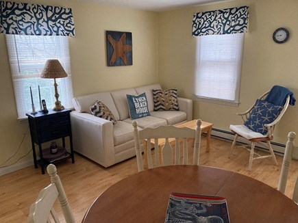 Dennis Cape Cod vacation rental - Cozy den with TV, dining area, central a/c